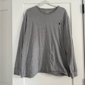 Polo Ralph Lauren heather gray long sleeve size xl
